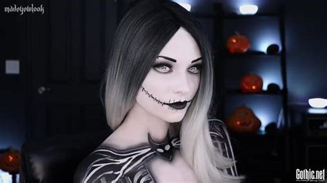 Impeccable Jack Skellington Halloween Makeup Tutorial (Link: https://www.gothic.net/impe ...