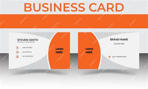 Premium Vector | Creative business card design template with single color simple minimal ...