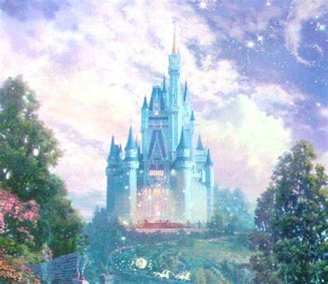 Thomas Kinkade Disney Paintings Cinderella Wishes A/P | Thomas kinkade disney paintings, Disney ...