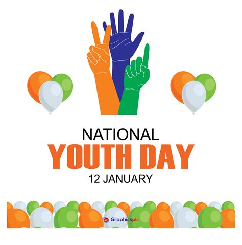 Vector graphic of national youth day good for national youth day ...