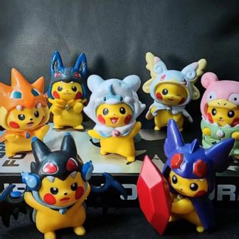 Pikachu's Cosplay Actiefiguren - Pachirisu 6-8cm - DePokemonShop.nl