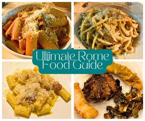 Ultimate Rome Food Guide - TEAL LEMON