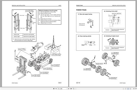 Komatsu Forklift Truck FD100T-7 6001 & up Shop Manual SM227