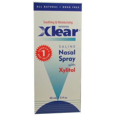 Xlear Saline Nasal Spray with Xylitol - FindNatural.com