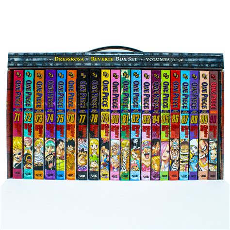 One Piece Box Set 4 by Eiichiro Oda 20 Books: Dressrosa to Reverie: Vo ...