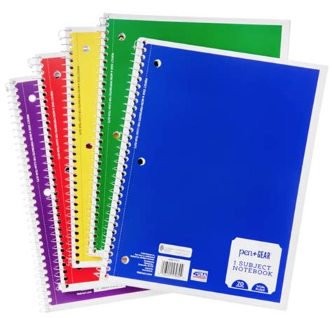 Walmart 1-Subject Spiral Notebooks only $.25, 3 Subject $1.44, 5 ...