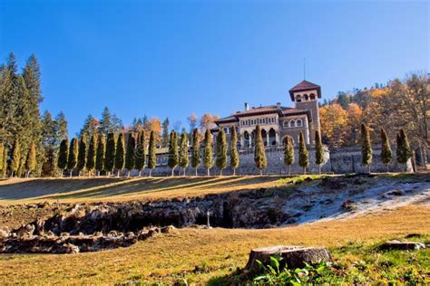 Cantacuzino Castle Romania stock image. Image of color - 62875449