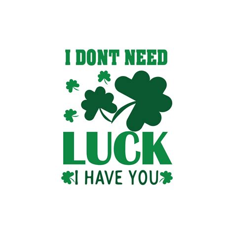 St. Patrick's Day Quotes and lettering vector T-shirt design 12983117 ...