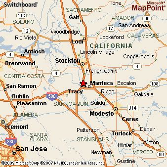 Where is Lathrop, California? see area map & more