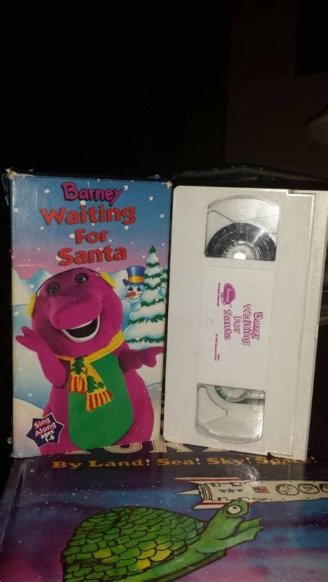 Barney Waiting For Santa VHS Movie Vintage Lyons Group