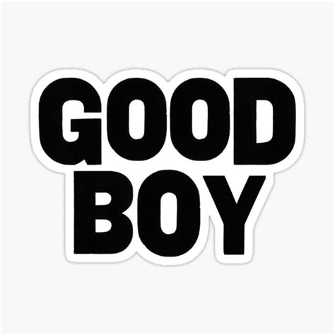 "Good Boy" Sticker for Sale by PupHex | Redbubble