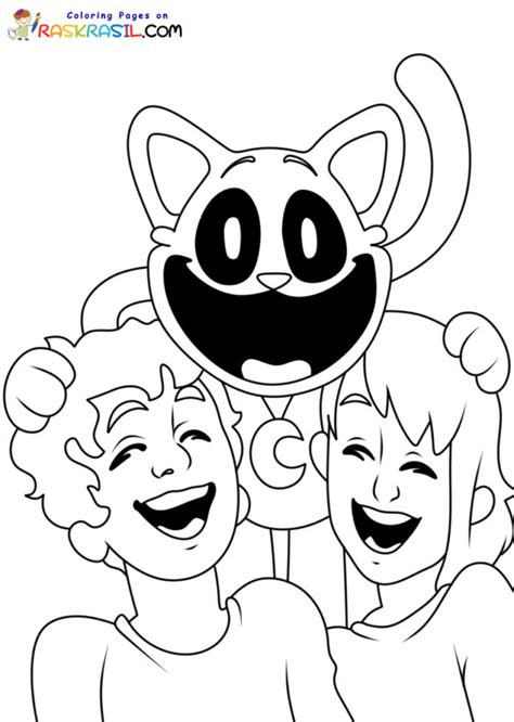 Smiling Critters Coloring Pages