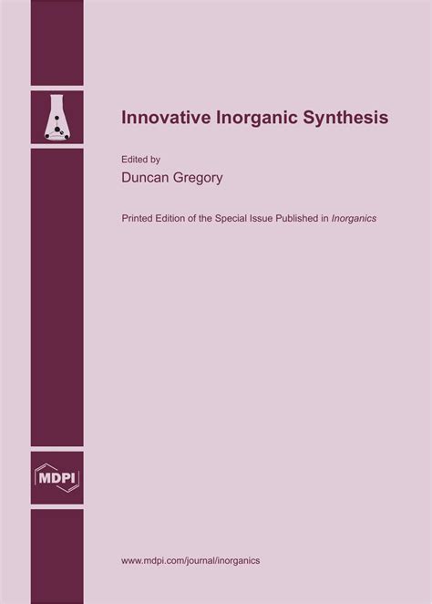 Innovative Inorganic Synthesis - Duncan H. Gregory - wander的博客