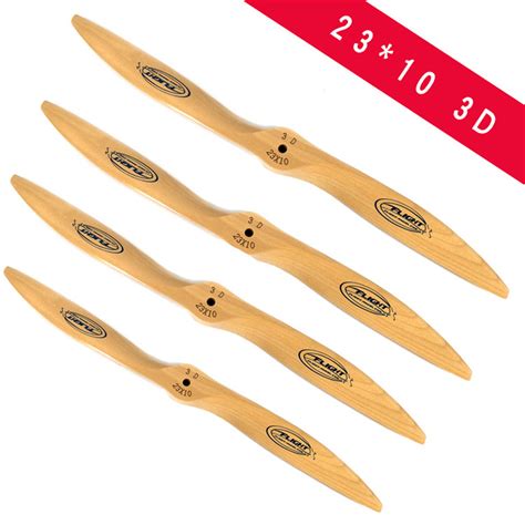 1PC 2310 3D Wooden CW Propeller/ Beech Propeller 23*10 for RC Gasoline ...