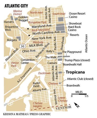 Tropicana Atlantic City Floor Map | Viewfloor.co