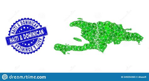 Haiti And Dominican Republic Map Vector Illustration | CartoonDealer ...