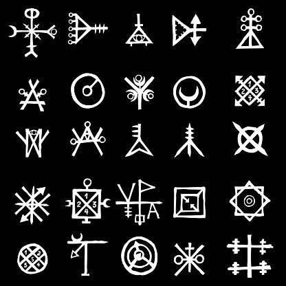 Wiccan Symbols Imaginary Cross Symbols Inspired By Antichrist Pentagram ...