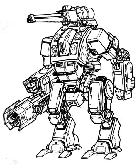 Light mech by AlexandrosIII on DeviantArt Adult Coloring Pages, Coloring Books, Mecha Suit ...