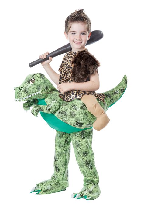 Child Ride a Dinosaur Costume