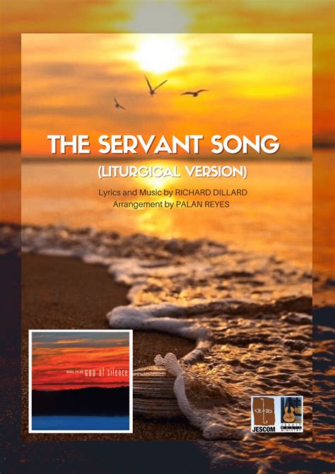 JesCom Philippines | The Servant Song (Liturgical Version) — Music Sheet