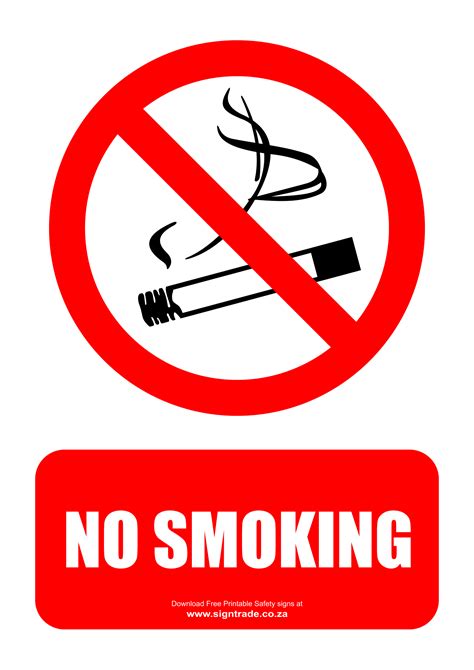 No Smoking Signs | Poster Template