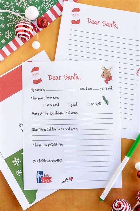 Free Printable Letter To Santa Templates 2023, 57% OFF