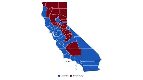 California Election Results 2020: Maps show how state voted for president