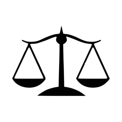 Buy Law Justice Scale Lady Justice Lawyer Vinyl Decal Sticker Online