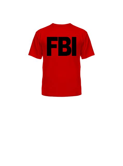 FBI shirt PNG