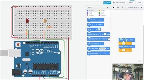 Photoresistor With Arduino (Blocks) Tinkercad | eduaspirant.com