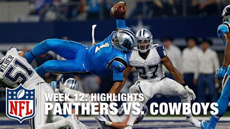 Panthers vs. Cowboys | Week 12 Highlights | NFL - YouTube