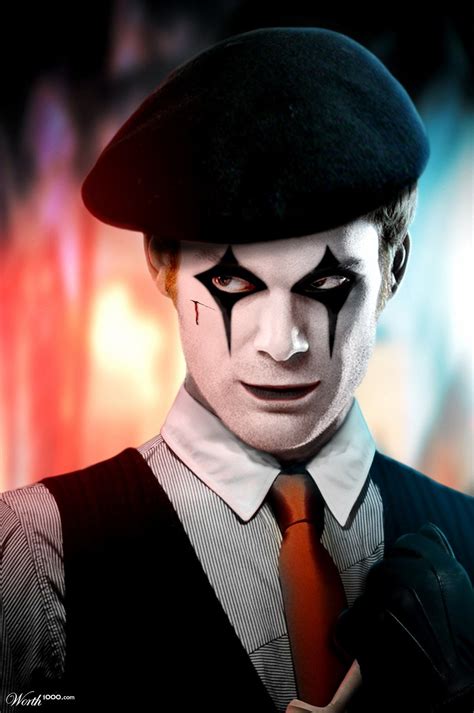 Dexter - Celebrity Mimes | Scary clown makeup, Clown makeup, Halloween circus