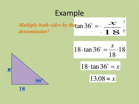 PPT - Apply the Tangent Ratio PowerPoint Presentation, free download - ID:4705216