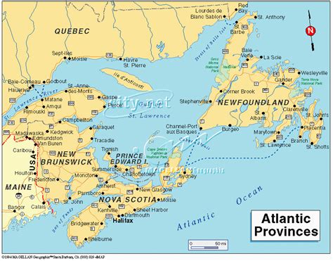 Map Of Eastern Canada and Maine | secretmuseum