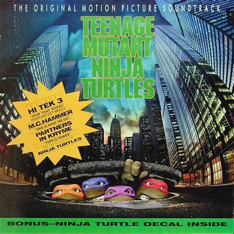 Teenage Mutant Ninja Turtles Movie Soundtrack Album Release Promo Poster