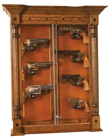 Pistol Display Case | GunSafe - Amish Custom Gun Cabinets