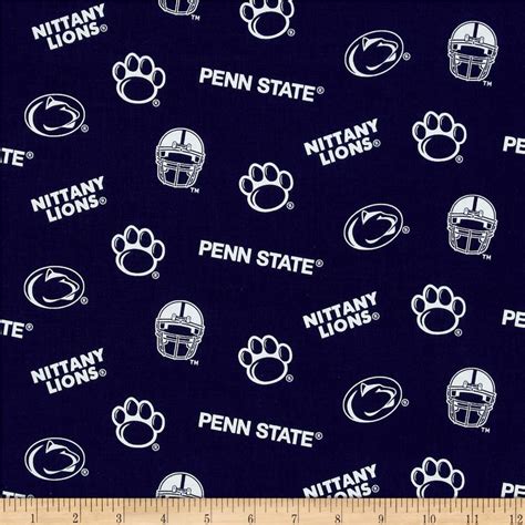 Collegiate Cotton Broadcloth Penn State | Penn state, Boy quilts, Modern quilting designs