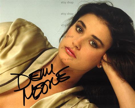 Photosession Demi Moore Movie Cast Signed Photo Autograph | Etsy