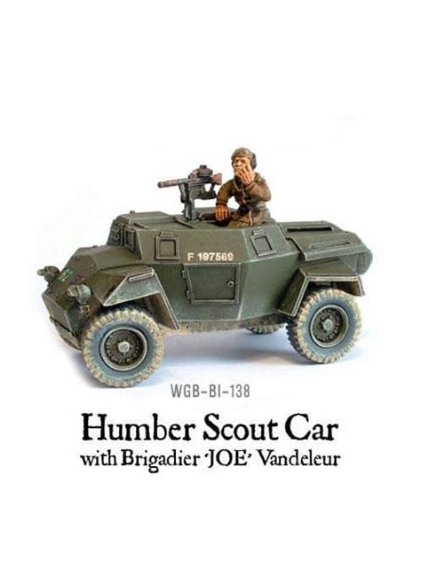 British HUMBER SCOUT CAR BRITISH ARMOURED CAR Bolt Action Warlord Games ...