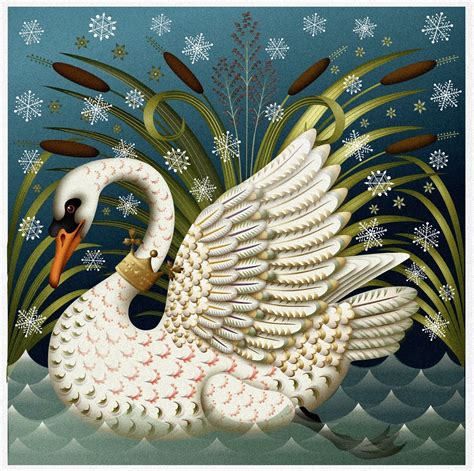 Swan, illustration by Philippa Shanks | Swans art, Animal illustration ...