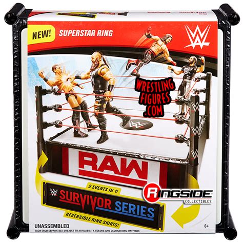 Wwe Raw Ring / Wwe Monday Night Raw Superstar Ring Walmart Com Walmart ...