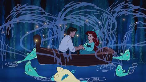 Ariel and Eric in Boat | The Littler Mermaid | Let love keep you afloat. | By The Little Mermaid