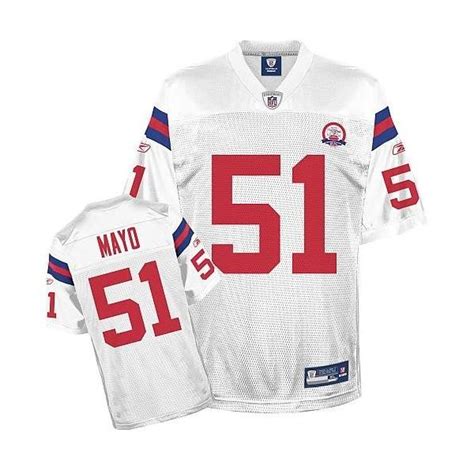 Jerod Mayo New England Football Jersey New England #51 Football Jersey ...