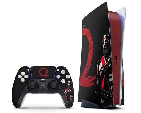 Black God of War PS5 Controller & Console Skin Kratos - Etsy Canada