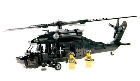 UH-60 Army Black Hawk Helicopter Made With Real LEGO® Bricks | Black ...