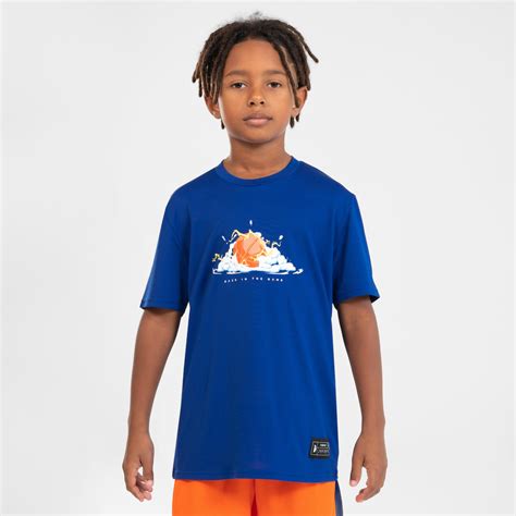 Kids' Basketball T-Shirt / Jersey TS500 Fast - Electric Blue TARMAK | Decathlon