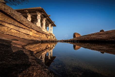 Beautiful Ancient Architecture of Temples on Hemakuta Hill, Hampi, Karnataka, India Stock Photo ...