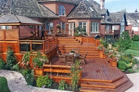 Pin by Tiffany Gross on SWIM SPA | Multi level deck, Patio deck designs ...