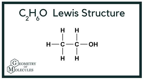 Lewis Structure Of C2H6O