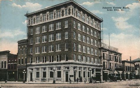 Johnson County Bank Iowa City, IA Postcard